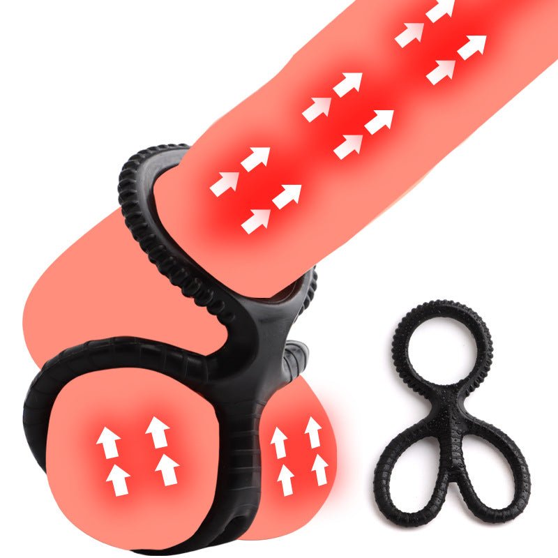 Scissors Silicone Cock Ring - Lovetoys wholesales shop