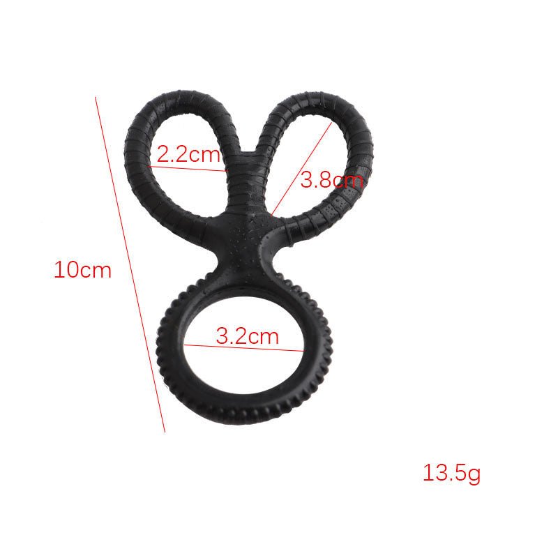 Scissors Silicone Cock Ring - Lovetoys wholesales shop