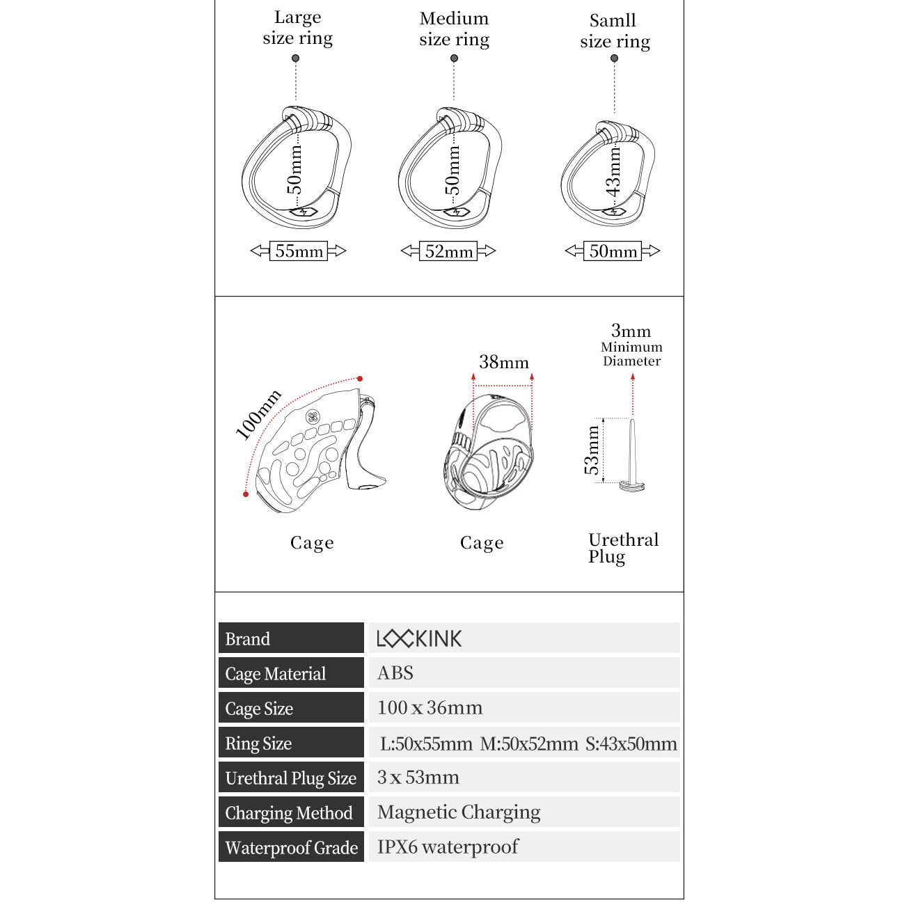 Sevanda Electric Shock CB Lock - Lovetoys wholesales shop