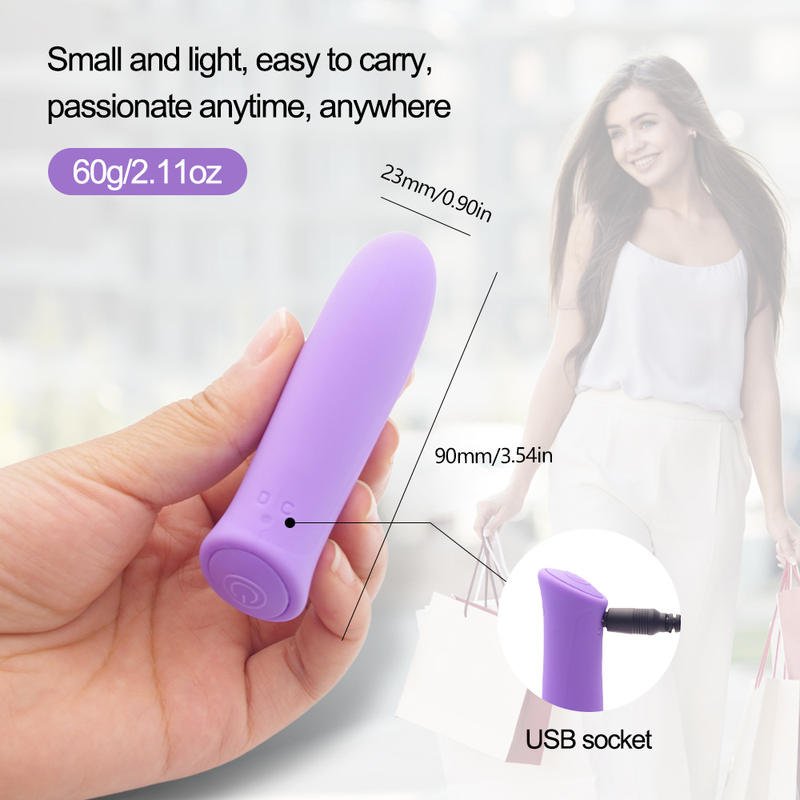 Sex Adult Mini Bullet Vibrator Female Sex Toy for Lady Mini Bullet Electric Vibrator - Lovetoys wholesales shop