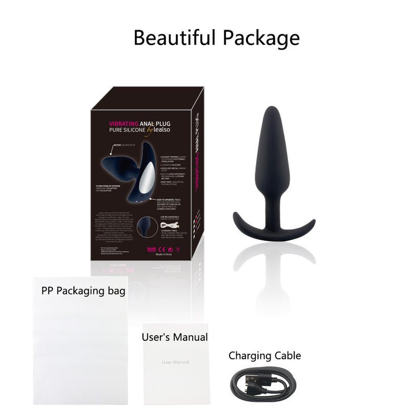 Sex Female Anal Plug T Handle Anal Plug Vibrator Operated by App Controlled Butt Plug - Lovetoys wholesales shop