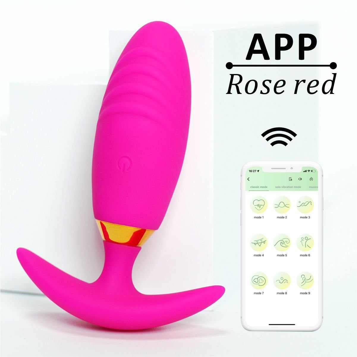 Sex Products APP Control Wavy Anal Vibrator - Lovetoys wholesales shop