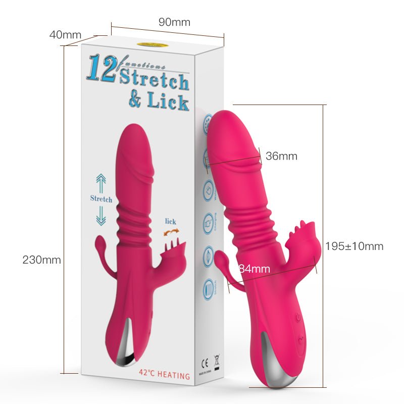 Sex Toy For Adult Thrusting Double Stimulation Vibrator - Lovetoys wholesales shop