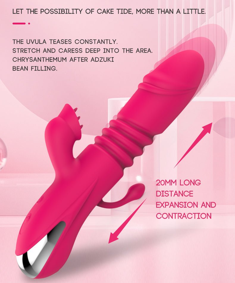 Sex Toy For Adult Thrusting Double Stimulation Vibrator - Lovetoys wholesales shop