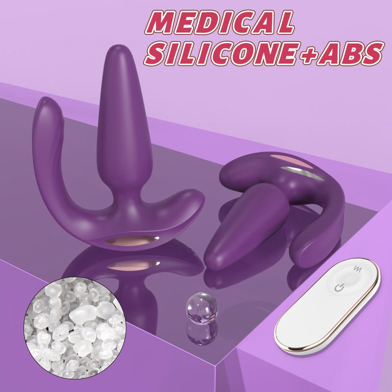 Sex Toy for Couples Double Vibration Stimulation Vagina Butt Plug Anal Plug - Lovetoys wholesales shop