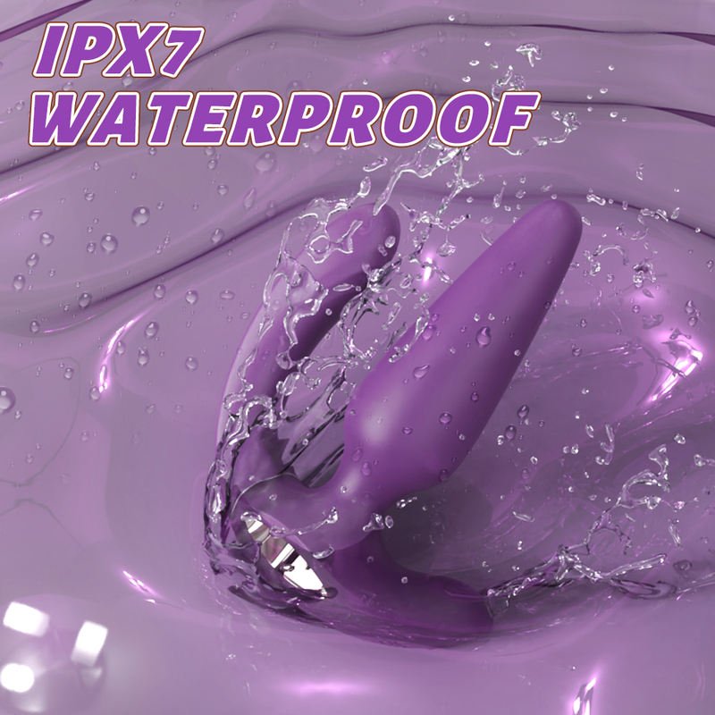 Sex Toy for Couples Double Vibration Stimulation Vagina Butt Plug Anal Plug - Lovetoys wholesales shop