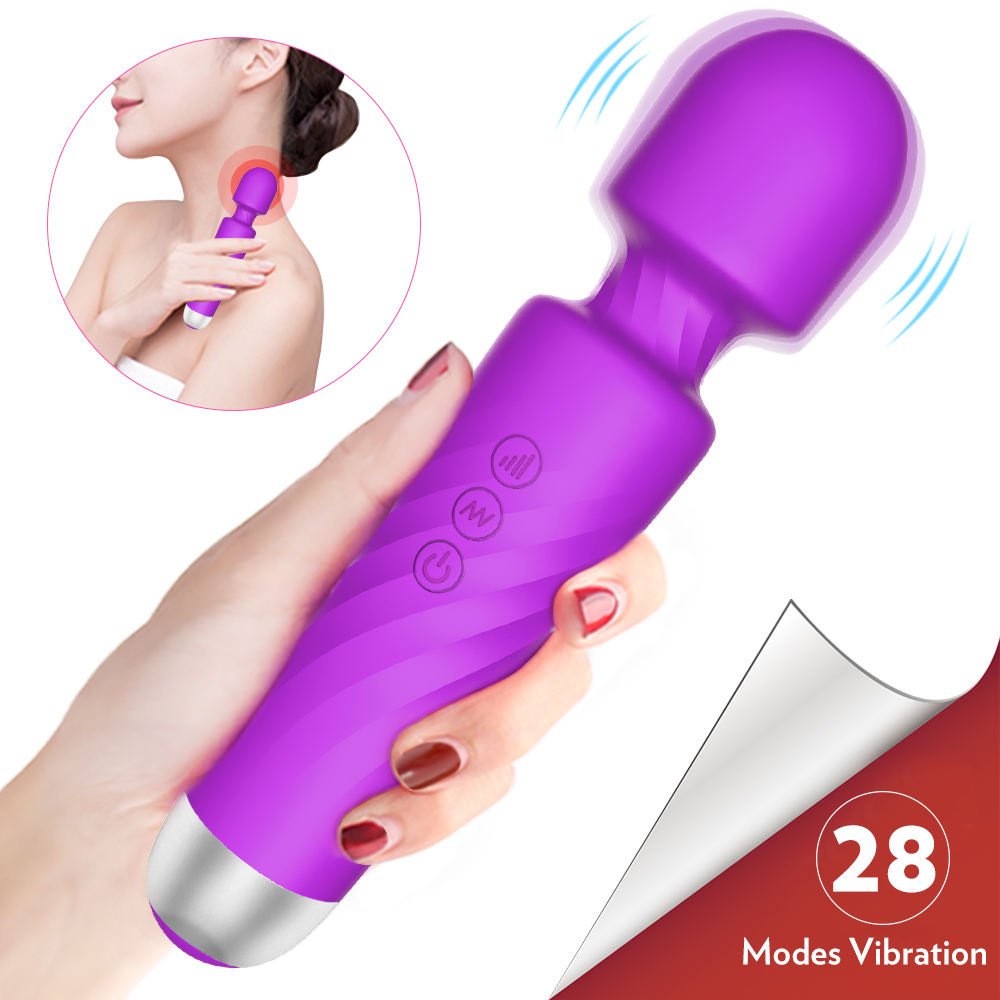 Sex Toy Powerful Female Vibrator Wand Massager Clitoris Stimulator - Lovetoys wholesales shop