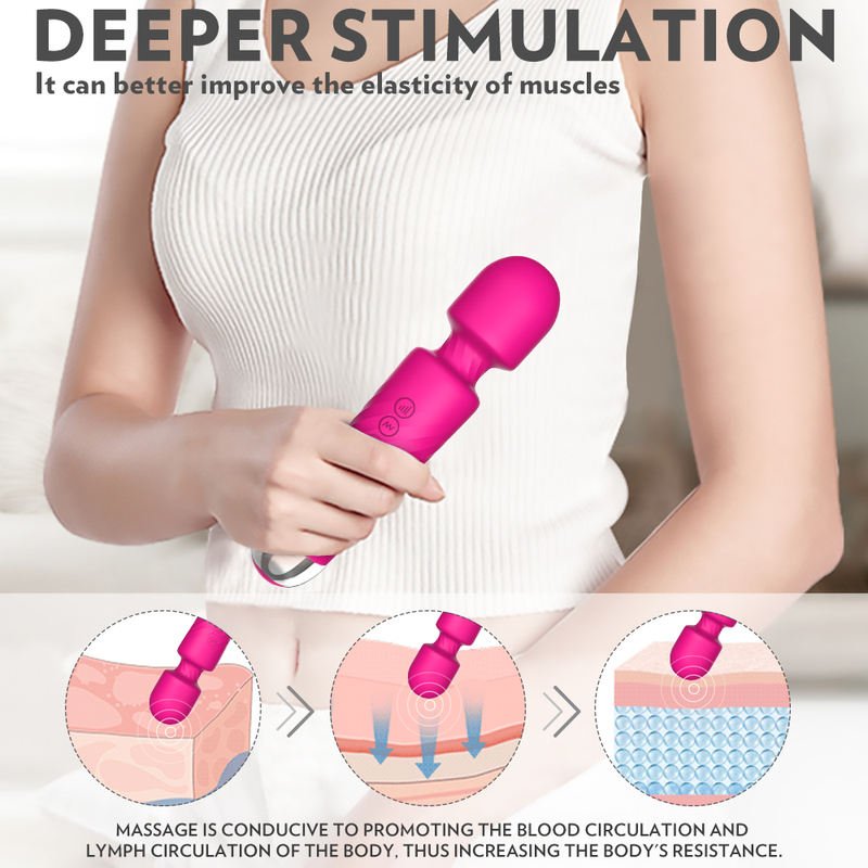 Sex Toy Powerful Female Vibrator Wand Massager Clitoris Stimulator - Lovetoys wholesales shop