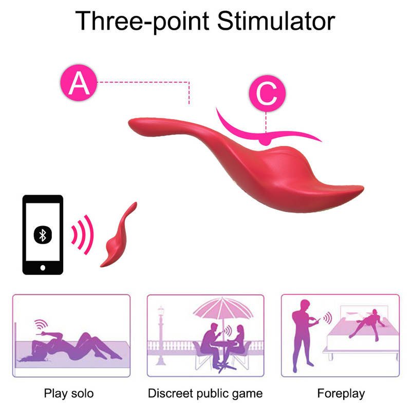 Sex Toy Stimulator Wireless APP Remote Control Underwear Panty Vibrator - Lovetoys wholesales shop