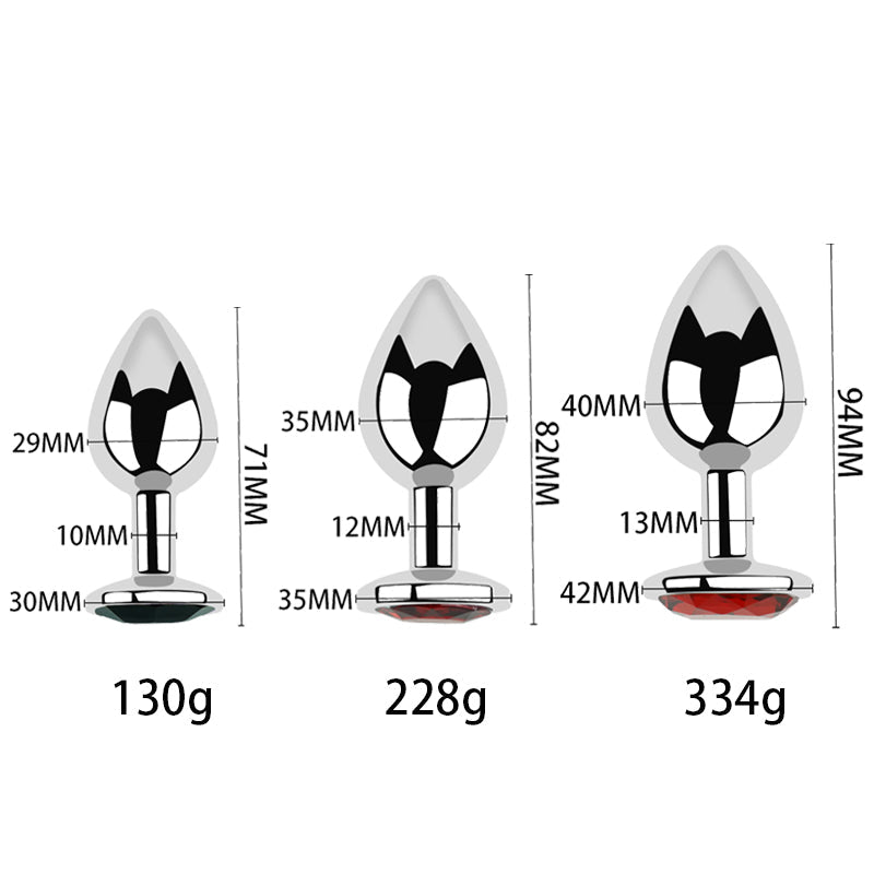 Sex Toys Butt plug with diamond - Lovetoys wholesales shop