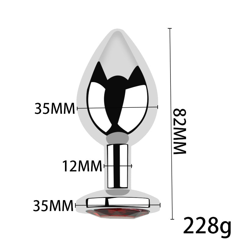 Sex Toys Butt plug with diamond - Lovetoys wholesales shop