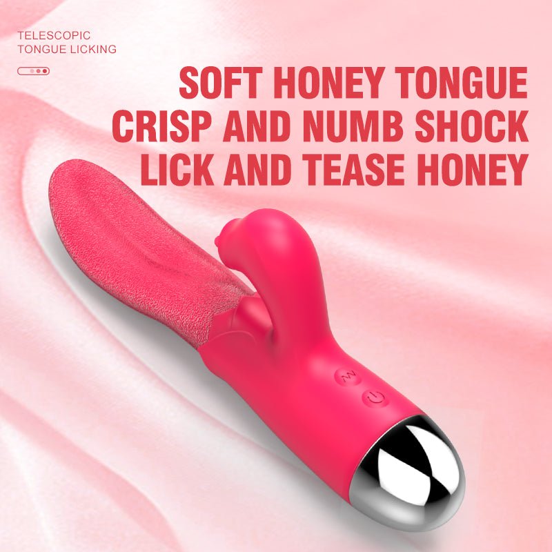 Sex Toys Female Masturbation Clitoral Licking Tongue Vibrator - Lovetoys wholesales shop