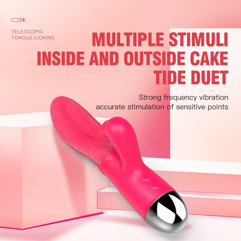 Sex Toys Female Masturbation Clitoral Licking Tongue Vibrator - Lovetoys wholesales shop