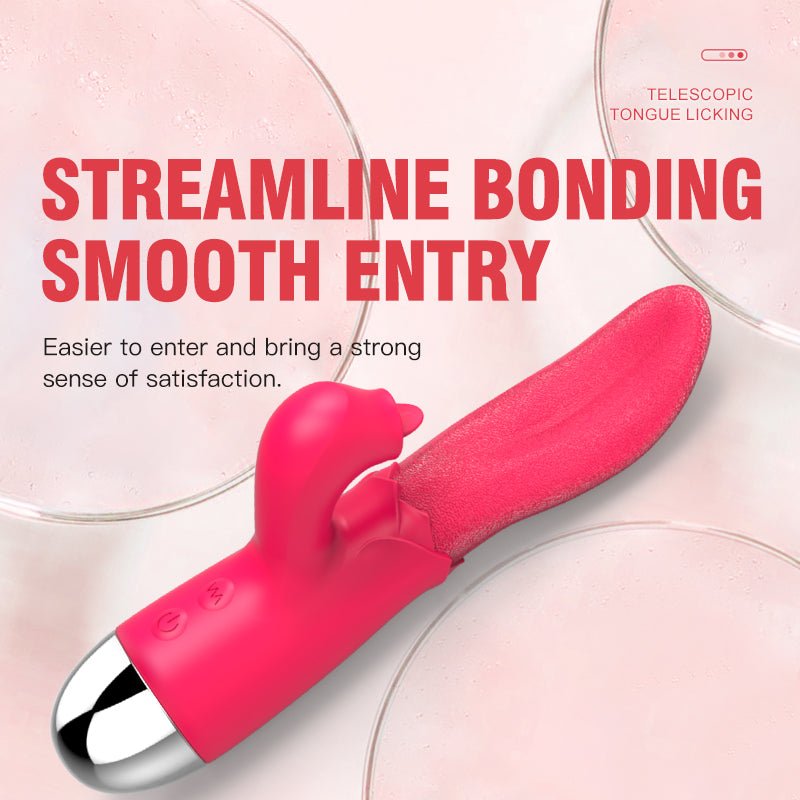 Sex Toys Female Masturbation Clitoral Licking Tongue Vibrator - Lovetoys wholesales shop