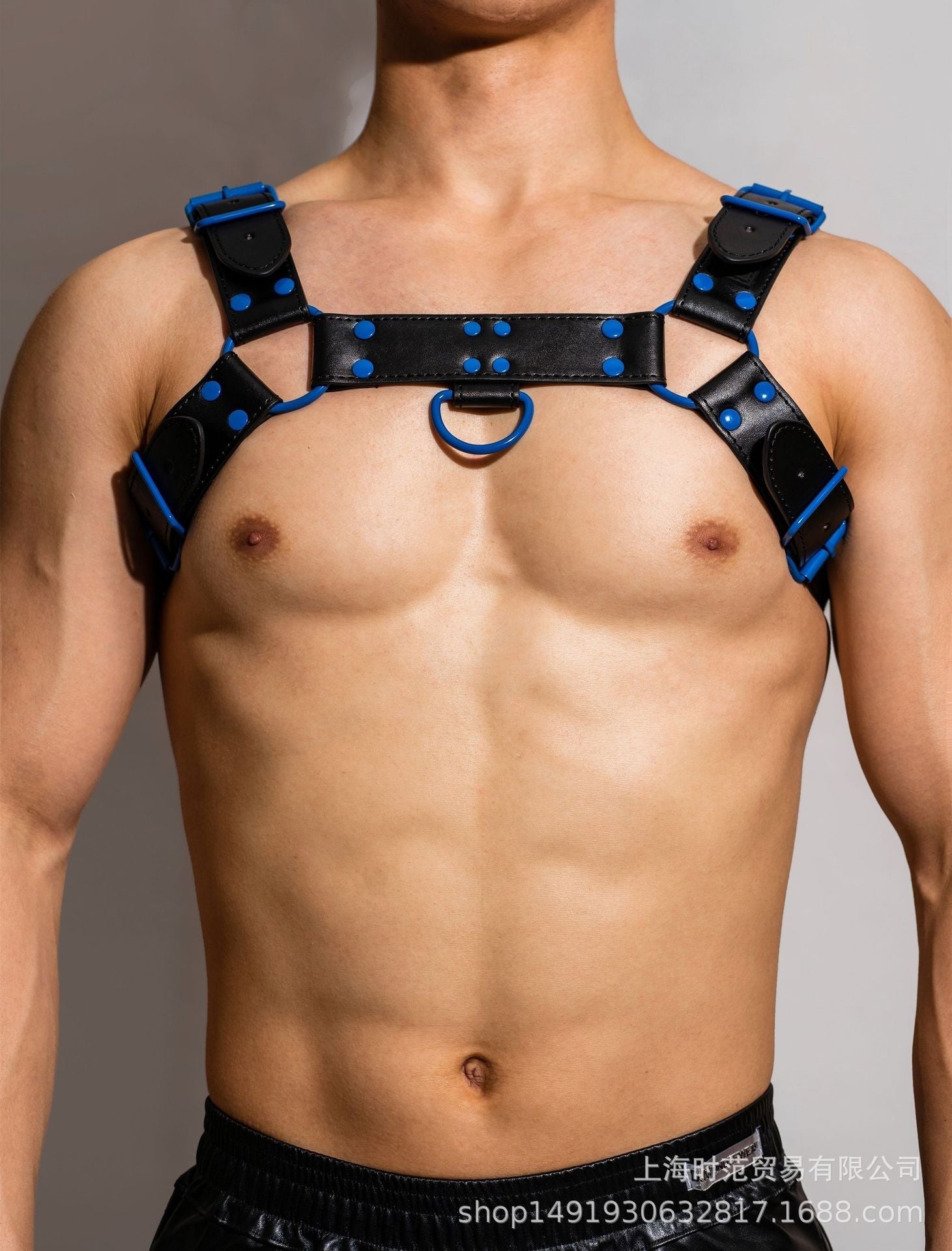 Sex Toys Fetish Gear Coloured H - Front Harness - Lovetoys wholesales shop
