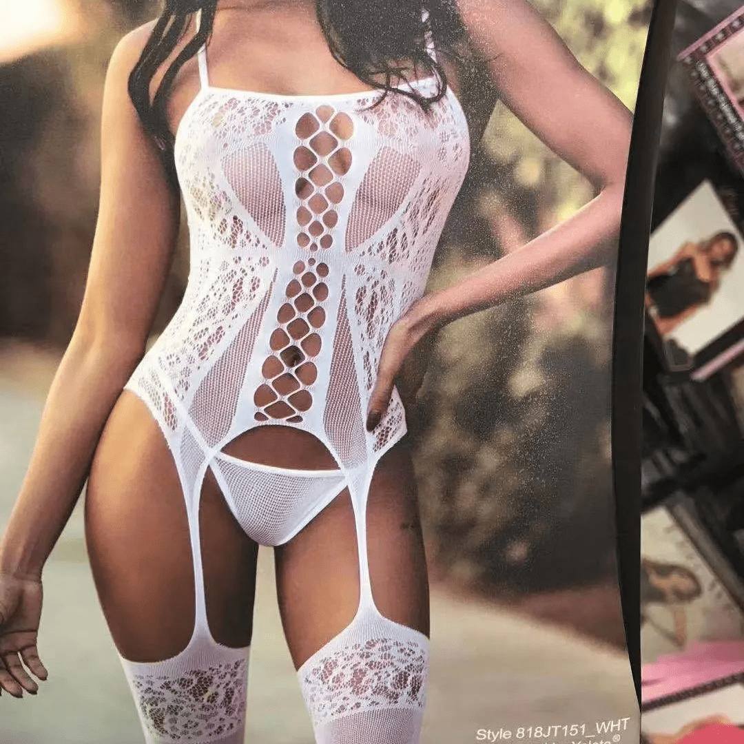 Sexy Lace Perspective Hollow Jumpsuits - Lovetoys wholesales shop