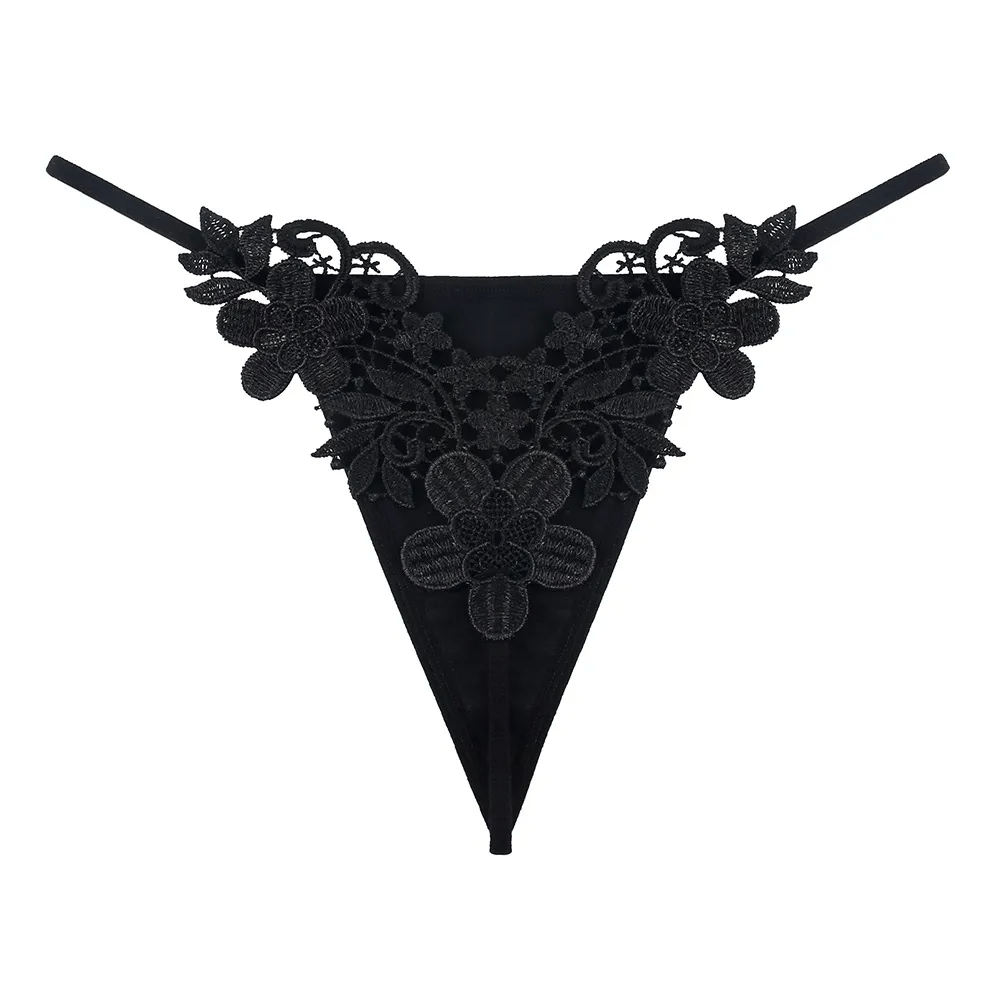Sexy Women Floral Lace Thong - Lovetoys wholesales shop