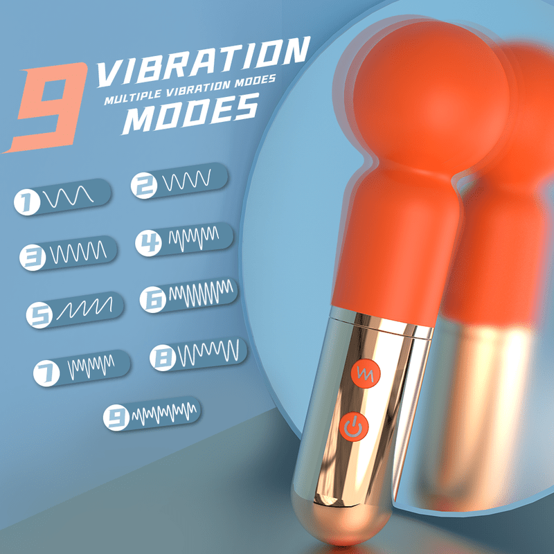 SHD - S437 Massager Vibrator Breast Foot Neck Scalp Head Clitoral Nipple Mini Wand - Lovetoys wholesales shop