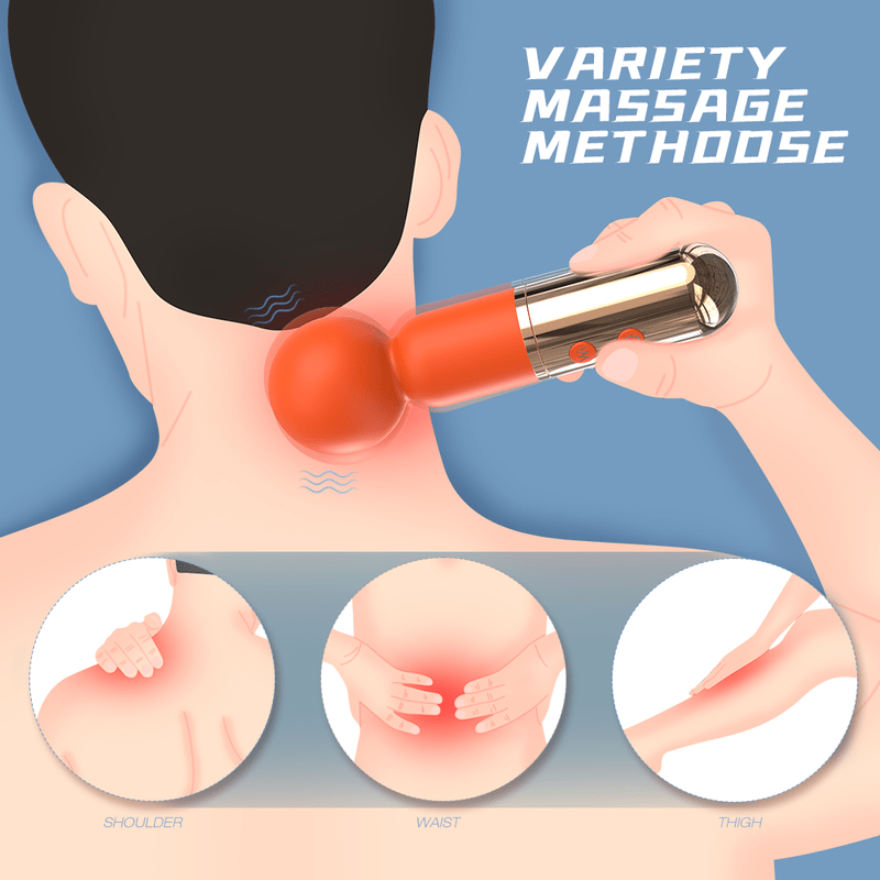SHD - S437 Massager Vibrator Breast Foot Neck Scalp Head Clitoral Nipple Mini Wand - Lovetoys wholesales shop