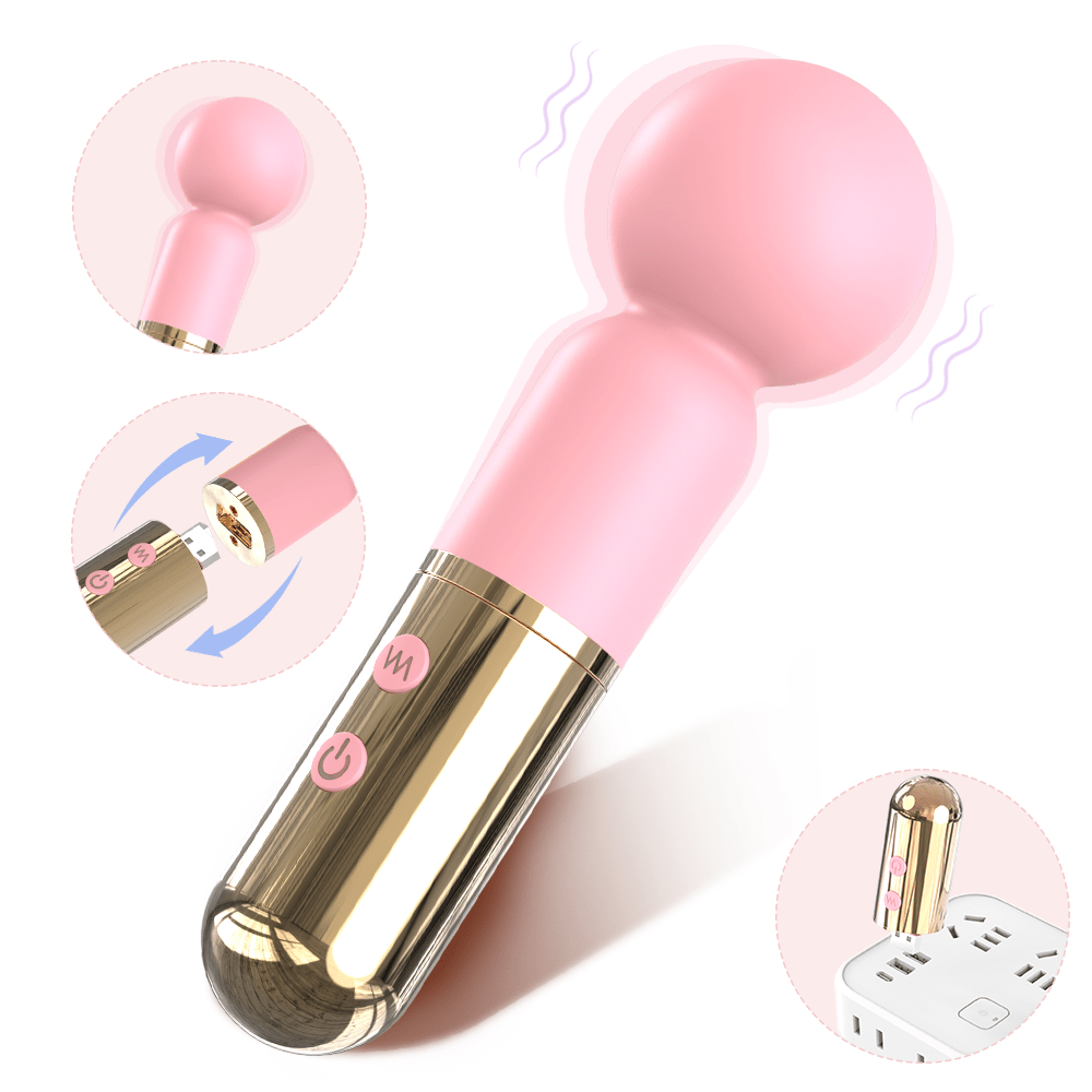 SHD - S437 Massager Vibrator Breast Foot Neck Scalp Head Clitoral Nipple Mini Wand - Lovetoys wholesales shop