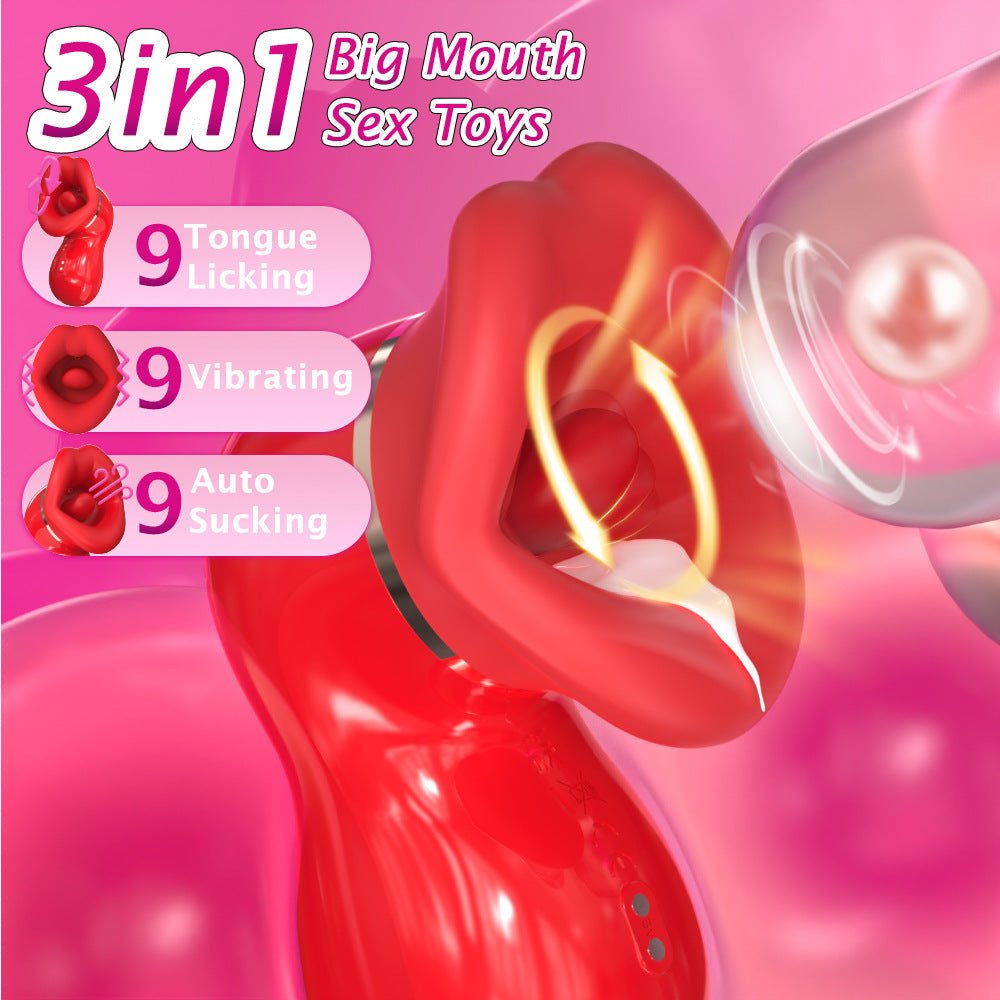 SHD - S629 Clitoris Stimulator Women Tongue Licking Sex toy Vibrator - Lovetoys wholesales shop