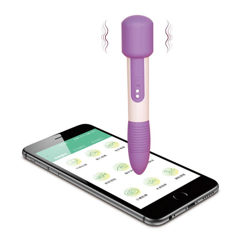 Silicone 9 Frequency Double Point Vibration Usb Charging Writing Brush Pen Shape Vibrators - Lovetoys wholesales shop