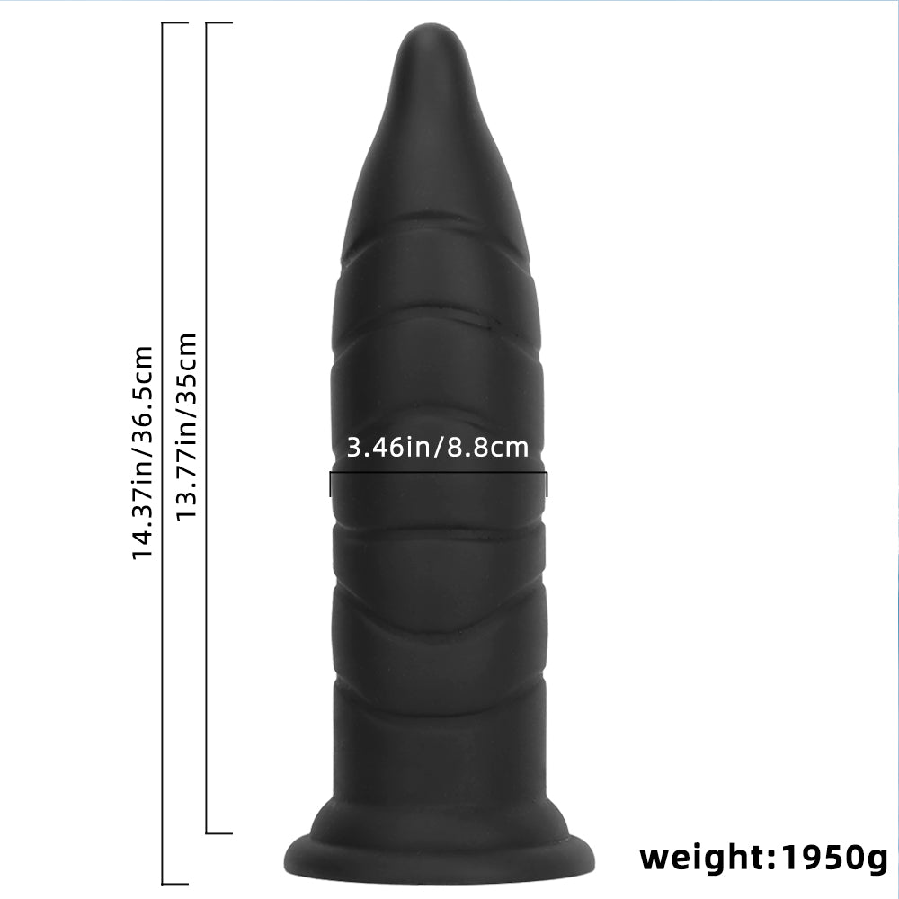 Silicone Anal Plug with Suction Cup - Lovetoys wholesales shop