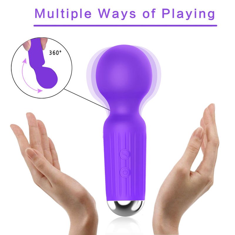 Silicone AV Wand Vibrator Clitoral Nipple Stimulus Sex Toys for Women - Lovetoys wholesales shop