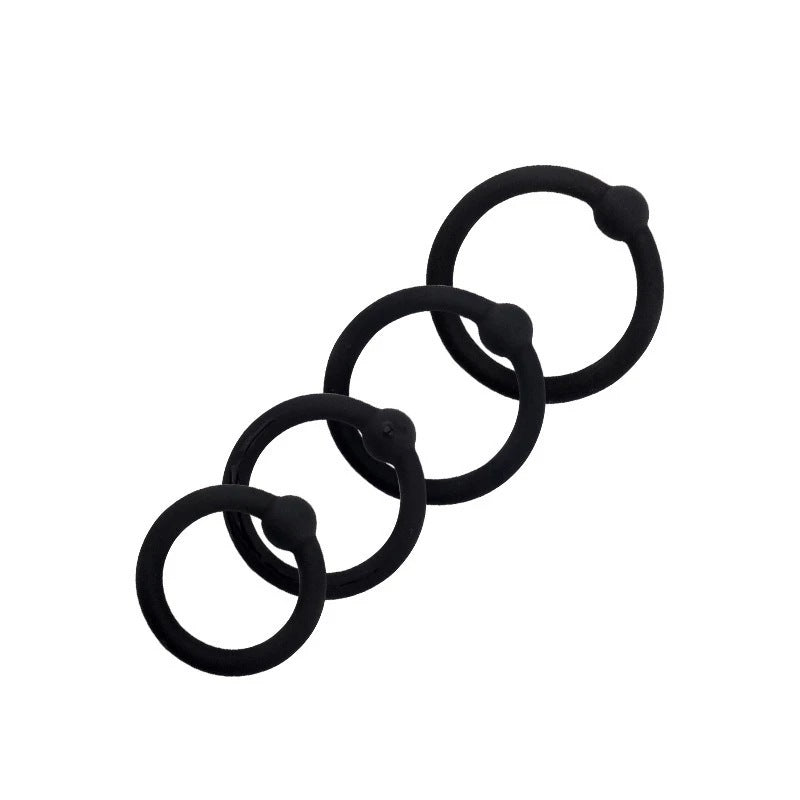 Silicone Cock Head Ring Set - Lovetoys wholesales shop