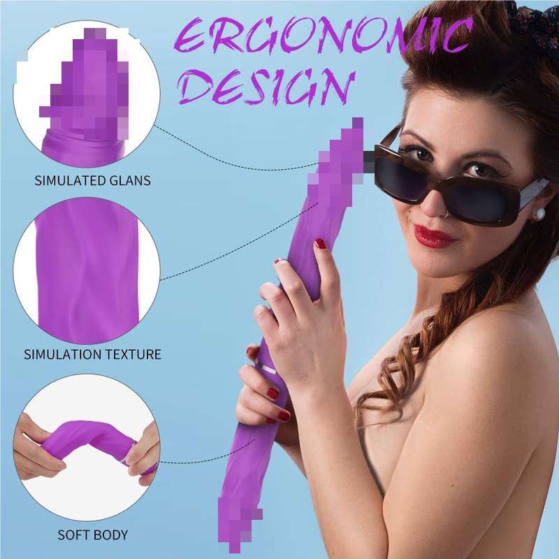 Silicone Dildos Double Ended Vibrator Sex Toys for Lesbian Couples - Lovetoys wholesales shop