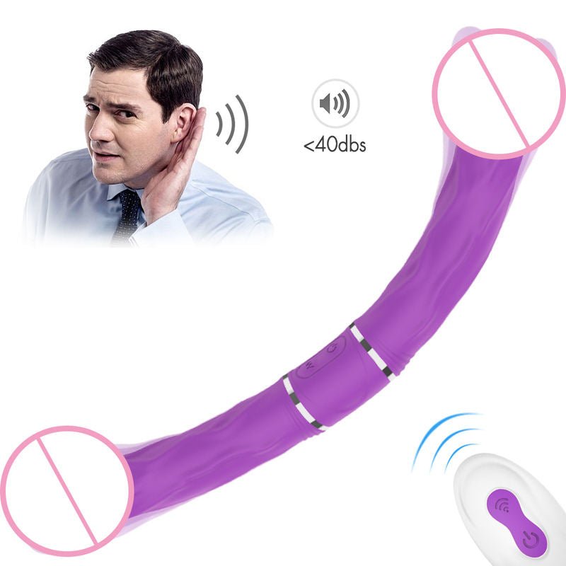 Silicone Dildos Double Ended Vibrator Sex Toys for Lesbian Couples - Lovetoys wholesales shop