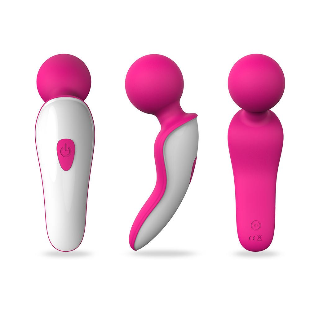 Silicone Handheld Wand Massage Ipx7 Small 9 Frequency Av Vibration - Lovetoys wholesales shop