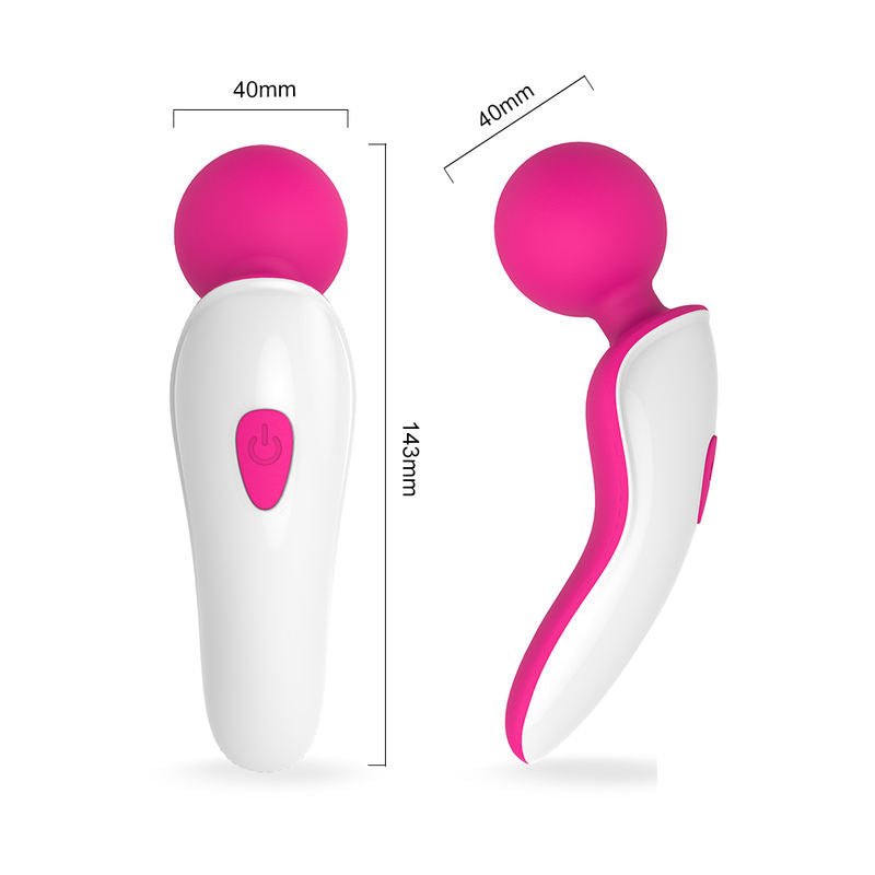 Silicone Handheld Wand Massage Ipx7 Small 9 Frequency Av Vibration - Lovetoys wholesales shop