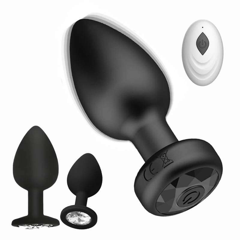 Silicone Toy Butt Plug Remote Control 10 Frequency Vibration Anal Plug - Lovetoys wholesales shop