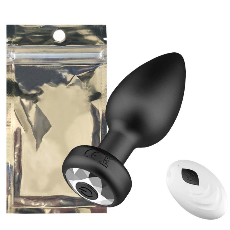 Silicone Toy Butt Plug Remote Control 10 Frequency Vibration Anal Plug - Lovetoys wholesales shop