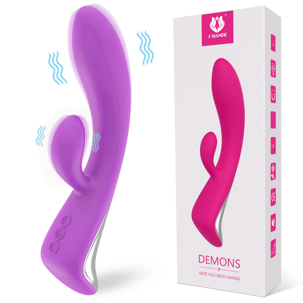 Women Sex Toys G-Spot Vibrator Triple Motors Heated Girls Moving Rabbit Vibrator