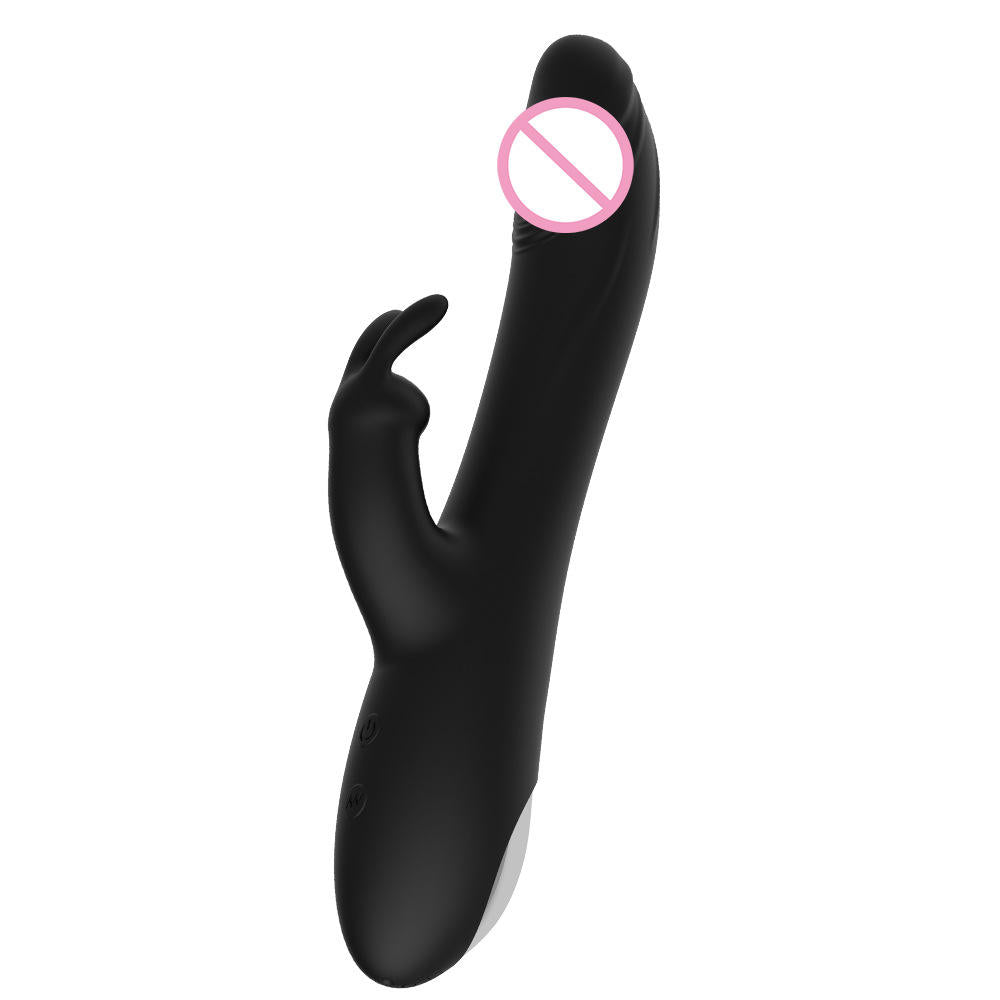 Rechargeable Double G-spot Rabbit Vibrating Vibrator Female Sex Toys
