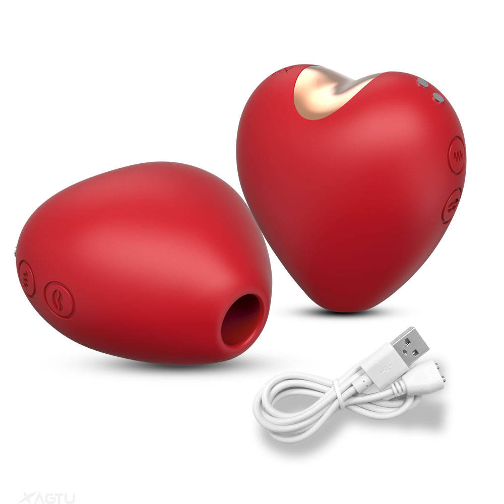 Heart Shape Flirting Female Products Masturbation Apparatus Fast Orgasm Vibrator