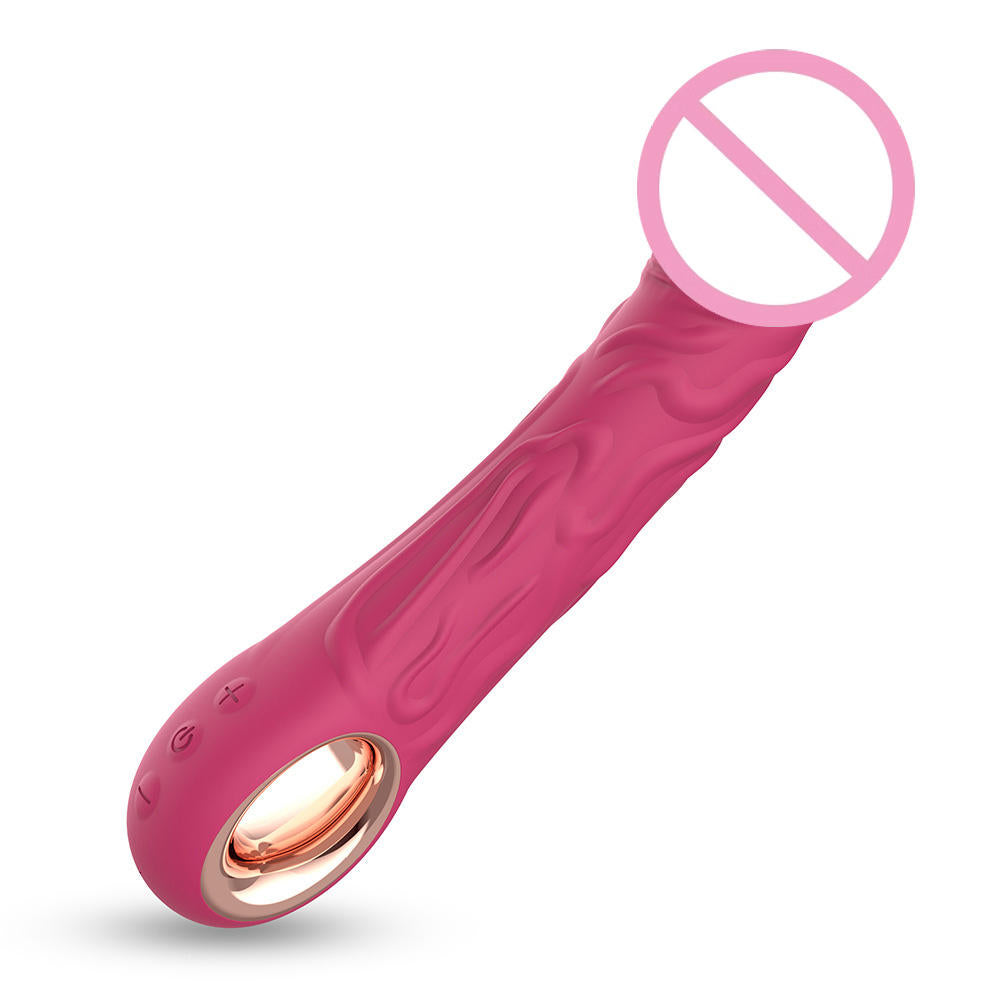 Dildo Simulation Vibrator Soft Penile Penis 10 Frequency Female Masturbation Vibrator