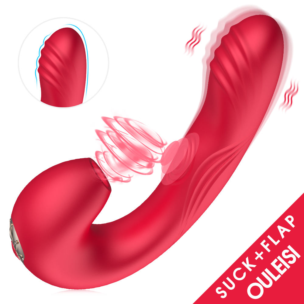 Female Masturbation Tongue Licking Sucking Vaginal G-Spot Rabbit Vibrator