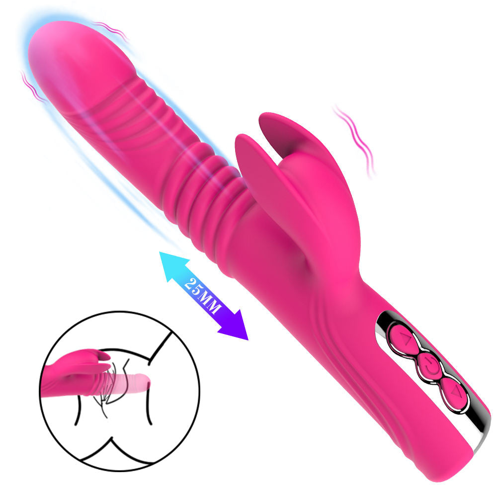 Clitoris Silicone Beat Sucking Vibrator Sex Toys Vagina Rabbit Vibrator for Woman