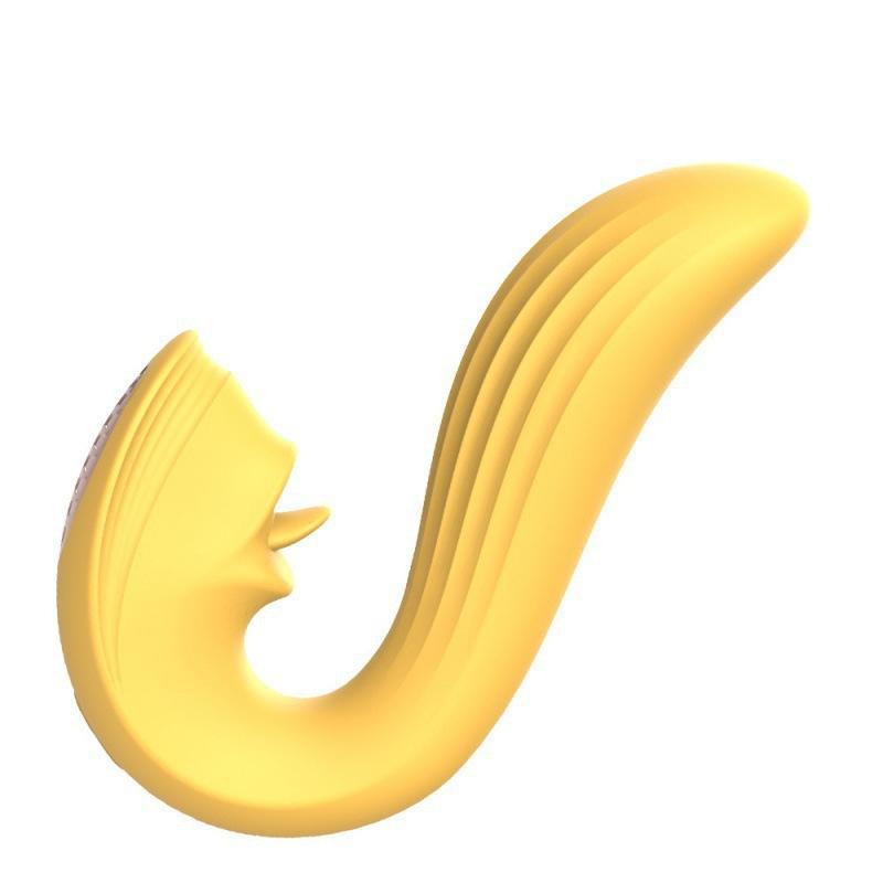 USB Rechargeable Clitoris Licking Tongue Vibrator G-spot Stimulator Women Sex Toys