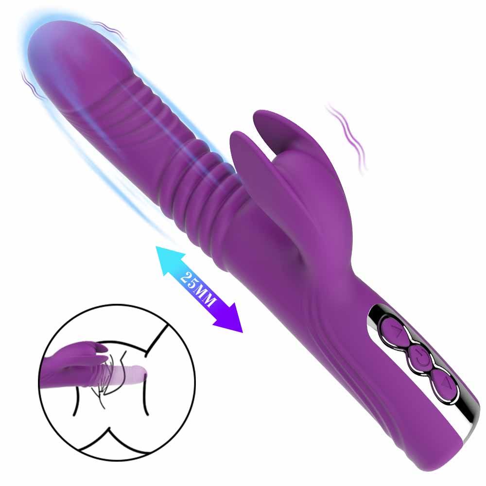 Clitoris Silicone Beat Sucking Vibrator Sex Toys Vagina Rabbit Vibrator for Woman