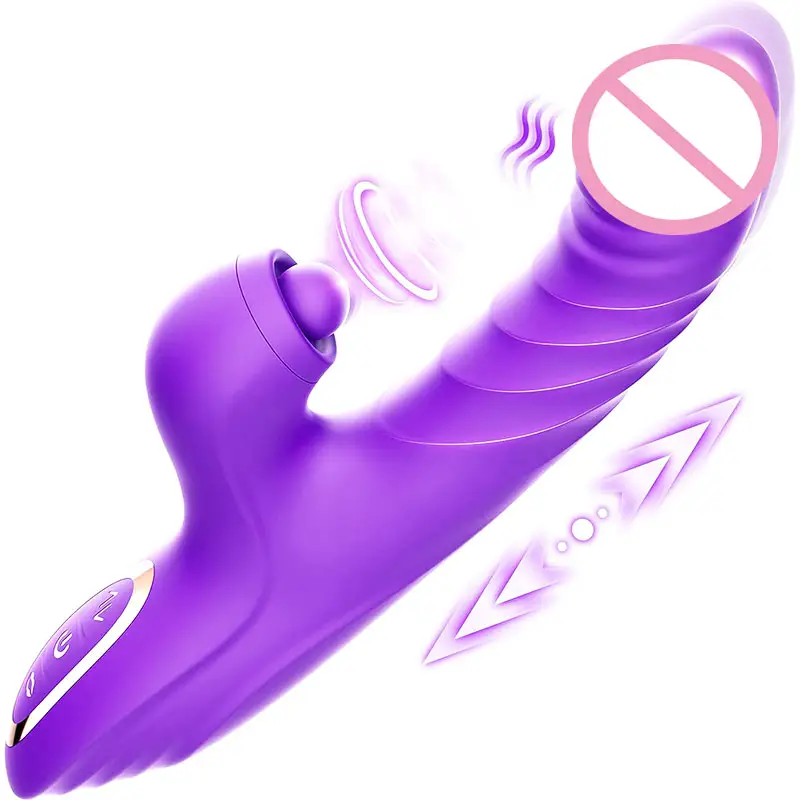 Multifunctional Vibrator with Telescopic Vibration Heating Vibration Female Masturbator