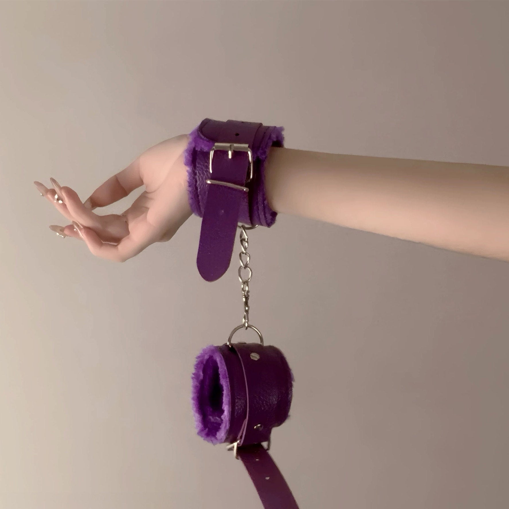 SM and Bondage Plush Handcuffs BDSM - Lovetoys wholesales shop