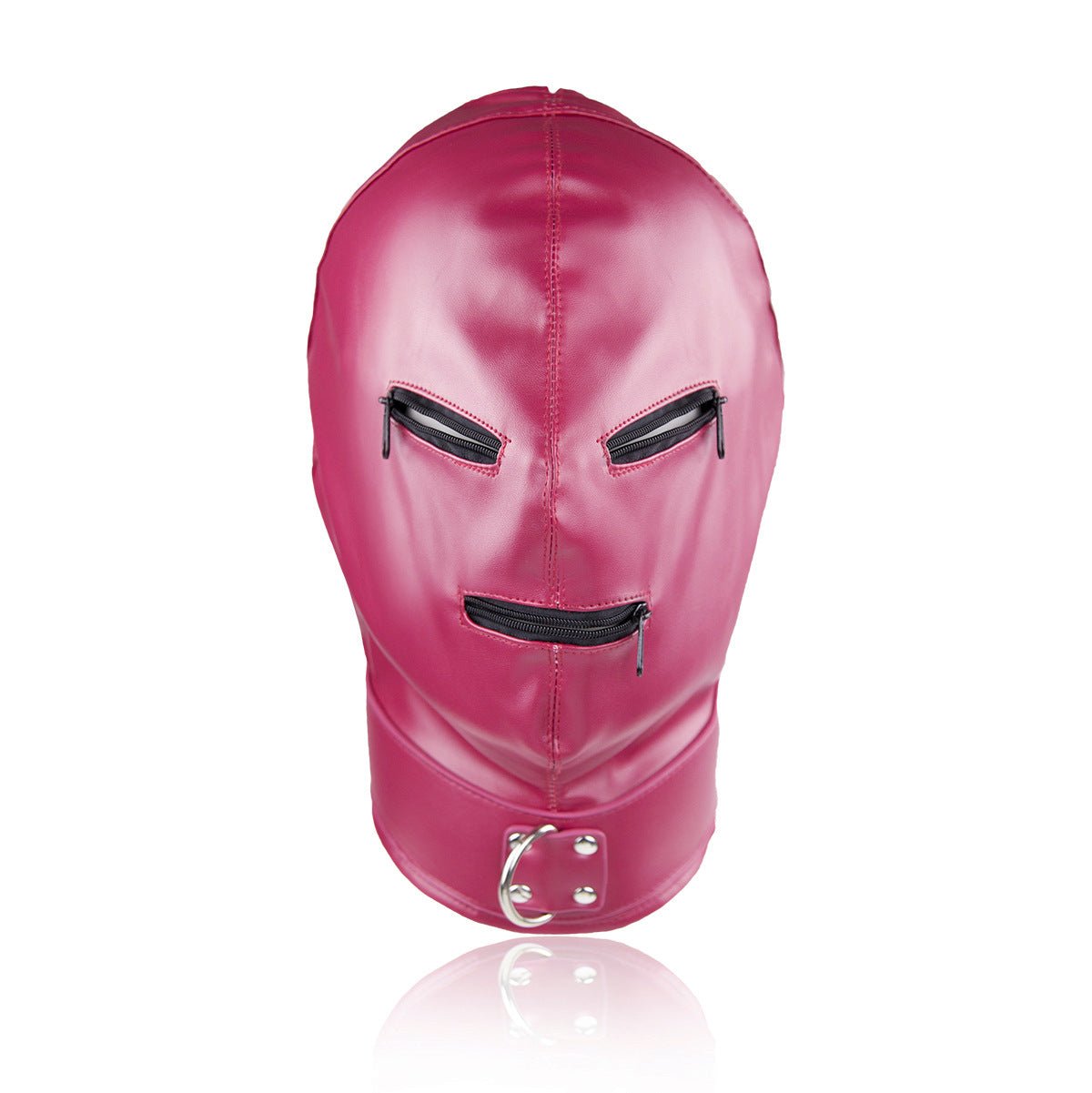 SM leather zipper cover face mask - Lovetoys wholesales shop