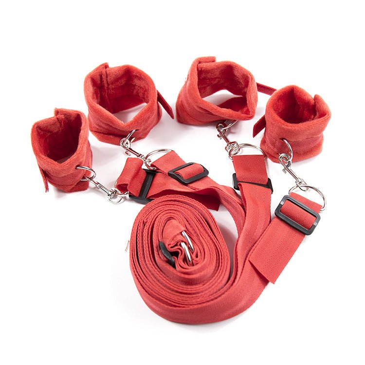 sm product sex toys Bed Bondage Restraint Kit - Villus Cuffs - Lovetoys wholesales shop