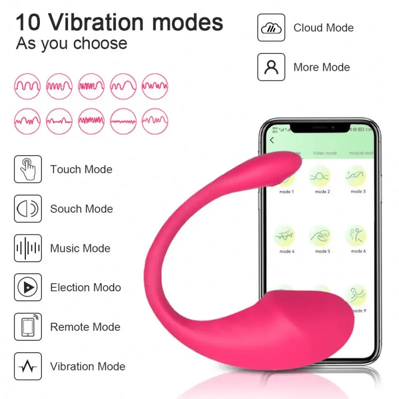 Smart APP Controller Mini love Vibrating Egg Wireless Remote Control Jump Egg Vibrator - Lovetoys wholesales shop