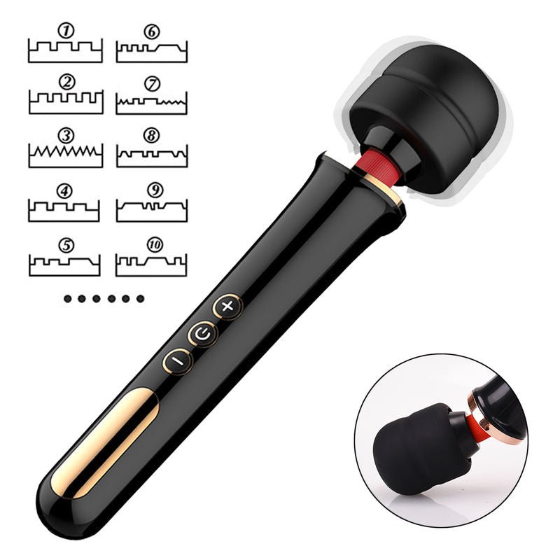 Soft Big Head Body Massager Sex Toy for Female Sex Toy - Lovetoys wholesales shop