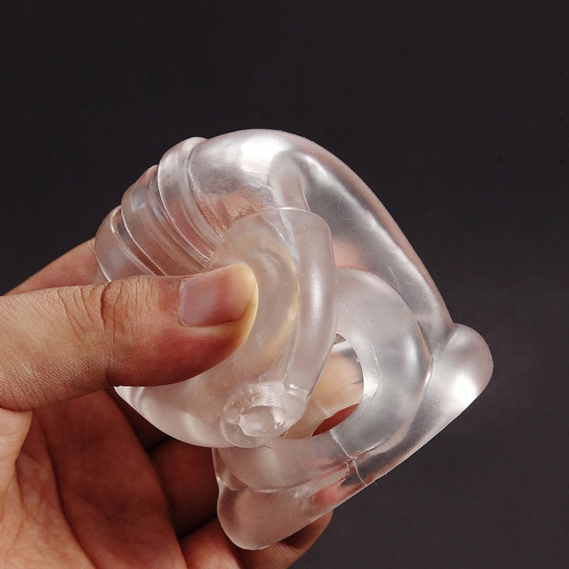 Soft Material Cock &Ball Chastity Cage - Lovetoys wholesales shop